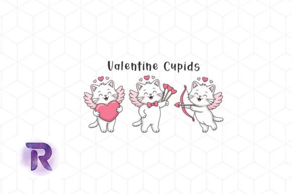 Cat Cupids Perfect Valentine’s Day PNG