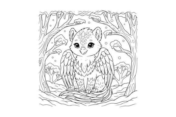 Cute Angel Cat with Wings Vector Illustr